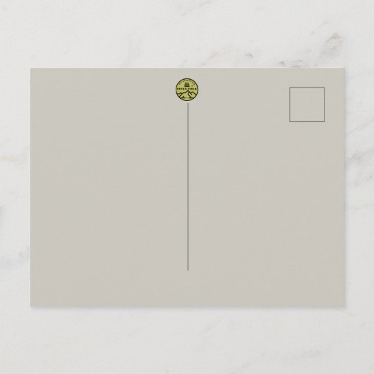 Het schaap, Happy Baaaday! Briefkaart (Achterkant)