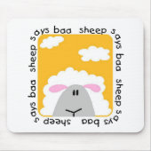 Het schaap zegt T-shirts en Giften bliet Muismat (Voorkant)