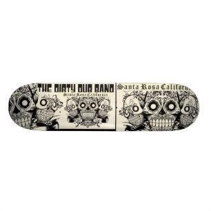 Het Schaats van de vuile Dub-band Skateboard