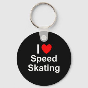Het Schaatsen van de snelheid Sleutelhanger