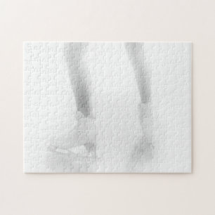 Het schaatsen van het ijs legpuzzel
