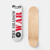 HET SCHADOUW WAR-skateboard Skateboard (Voorkant)