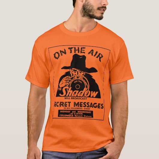 Het Schaduw Oranje T-shirt (Voorkant)