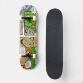 Het schaduwrijk skateboard (Voorkant)