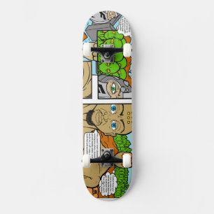 Het schaduwrijk skateboard