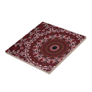 Het scharlakenrode labyrint tegeltje