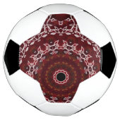 Het scharlakenrode labyrint voetbal (Gedraaid)