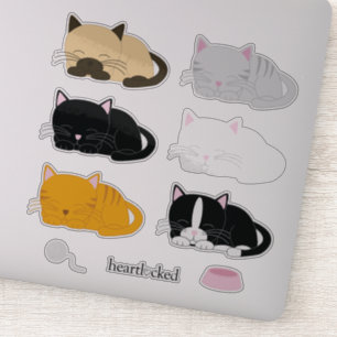 Het schattige Slapende Collectie van Katjes Sticker