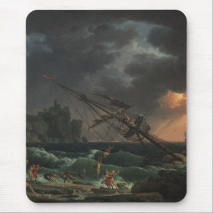 Het scheepswrak door Claude-Joseph Vernet Muismat