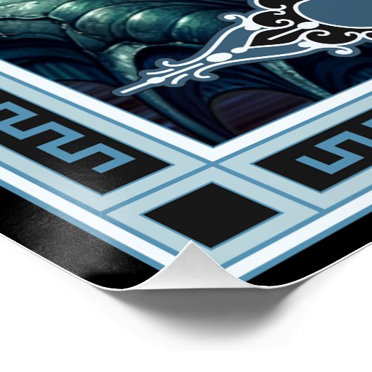 Het schepsel Tarot Kaart Perfect Poster (Hoek)