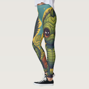 Het schepsel uit de Black Lagoon Halloween Leggings