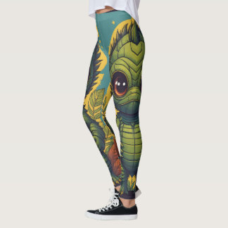 Het schepsel uit de Black Lagoon Halloween Leggings