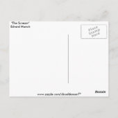 Het scherm briefkaart (Achterkant)