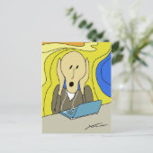 Het scherm briefkaart (Staand voorkant)