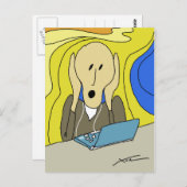 Het scherm briefkaart (Voorkant / Achterkant)