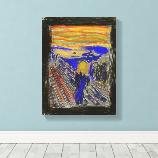 Het scherm canvas afdruk (Insitu (Houten vloer))