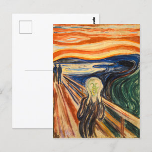 Het scherm Edvard Munch Briefkaart