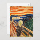 Het scherm | Edvard Munch | Briefkaart (Voorkant / Achterkant)