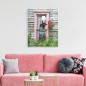 Het scherm in een venster canvas afdruk (Insitu (Woonkamer))