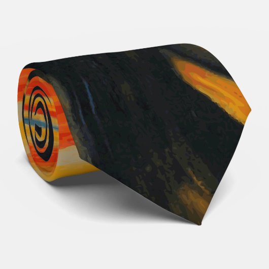 Het scherm stropdas (Opgerold)