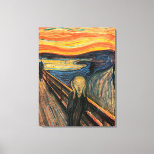 Het scherm - Verrekte Reproductie van het Canvas Afdruk