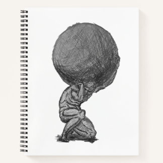 Het schetsboek van de denker notitieboek