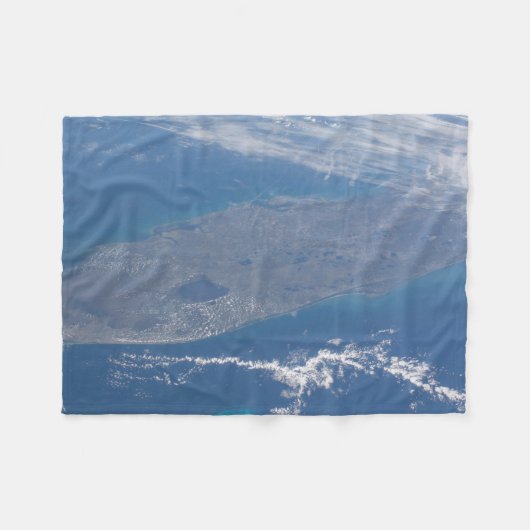 Het schiereiland Florida. Fleece Deken (Voorkant (Horizontaal))
