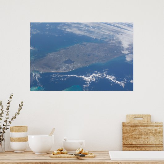 Het schiereiland Florida. Poster (Keuken)
