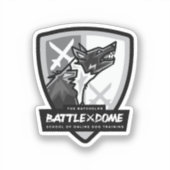 Het schild sticker (Voorkant)