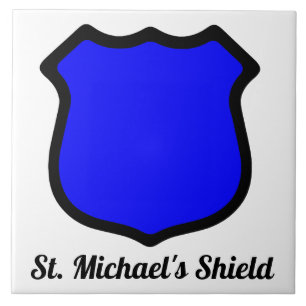Het Schild van St. Michael Tegeltje