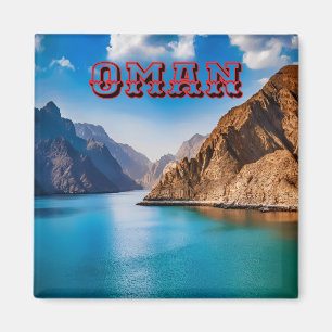 Het Schilderachtig landschap van Oman Magneet