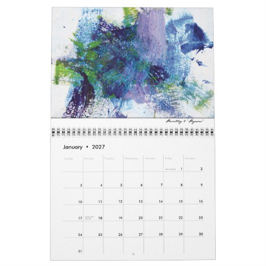 Het schilderen Pony 2011 Kalender (Jan 2027)