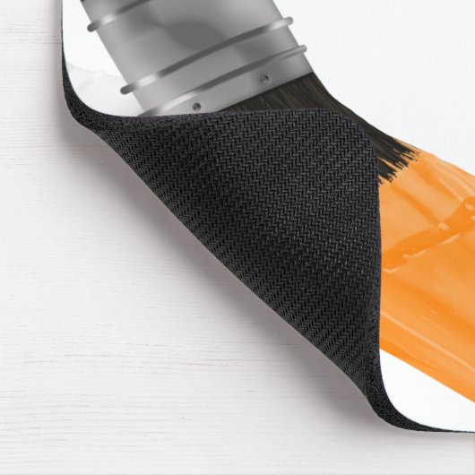 Het schilderen Sinaasappel van het Bedrijf van de Muismat (Hoek)