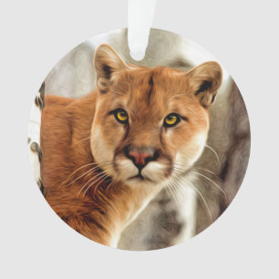 Het Schilderen van de Foto van de poema Ornament