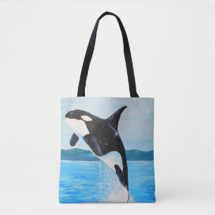 Het Schilderen van de orka Draagtas
