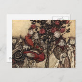 Het schilderen van de Rozen Briefkaart (Voorkant / Achterkant)