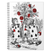 Het schilderen van de Rozen Rood Notitieboek (Voorkant)