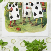 Het schilderen van de Rozen van de koningin van he Theedoek (Gevouwen)