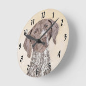 Het schilderen van de schilder van de Schilder van Ronde Klok (Hoek)