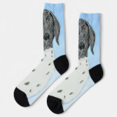 Het schilderen van de schilder van de Schilder van Sokken (Links)