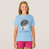 Het schilderen van de schilder van de Schilder van T-shirt (Voorkant volledig)