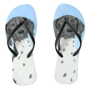 Het schilderen van de schilder van de Schilder van Teenslippers