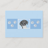 Het schilderen van de schilder van de Schilder van Visitekaartje (Achterkant)