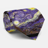 Het schilderen van de Sterrennacht door kunstenaar Stropdas (Opgerold)