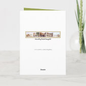 Het Schilderen van de Waterverf van de Stone Brug Kaart (Achterkant)