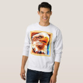 Het schilderen van een verbluffend Eagles gezicht. Trui (Voorkant volledig)