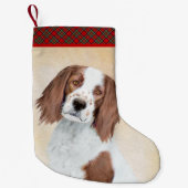 Het schilderen van Ierse rode en witte zetters - O Kleine Kerstsok (Voorkant)