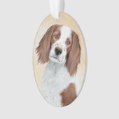 Het schilderen van Ierse rode en witte zetters - O Ornament (voorkant)