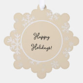 Het schilderen van Ierse rode en witte zetters - O Ornament Kaart (Achterkant)