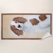 Het schilderen van Ierse rode en witte zetters - O Strandlaken (Voorkant)